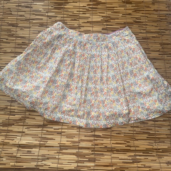 Free People Mini Skirt Women's Medium 8 Cottagecore Flouncy Flared A Line Girly - Picture 9 of 10